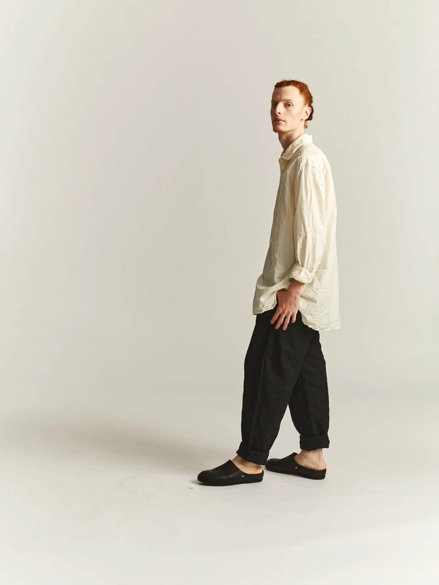 BIG RACCOURCIE SHIRT - H COT - NATURAL - Image 6