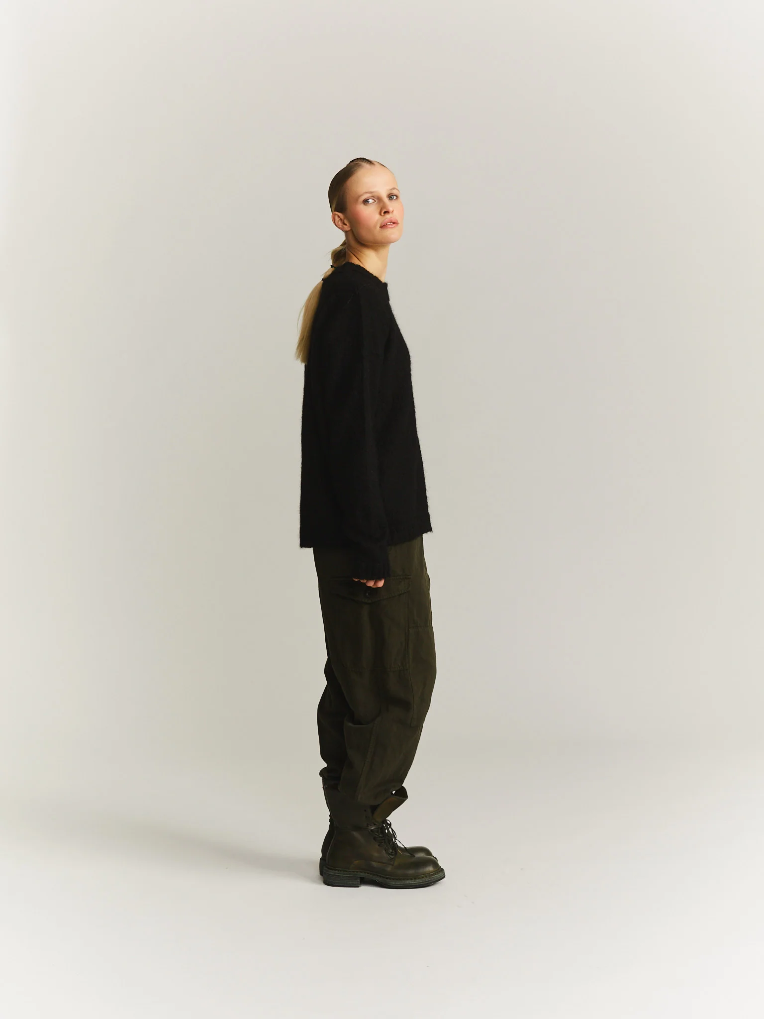 CARDIGAN - SO WOOL - BLACK - Image 4
