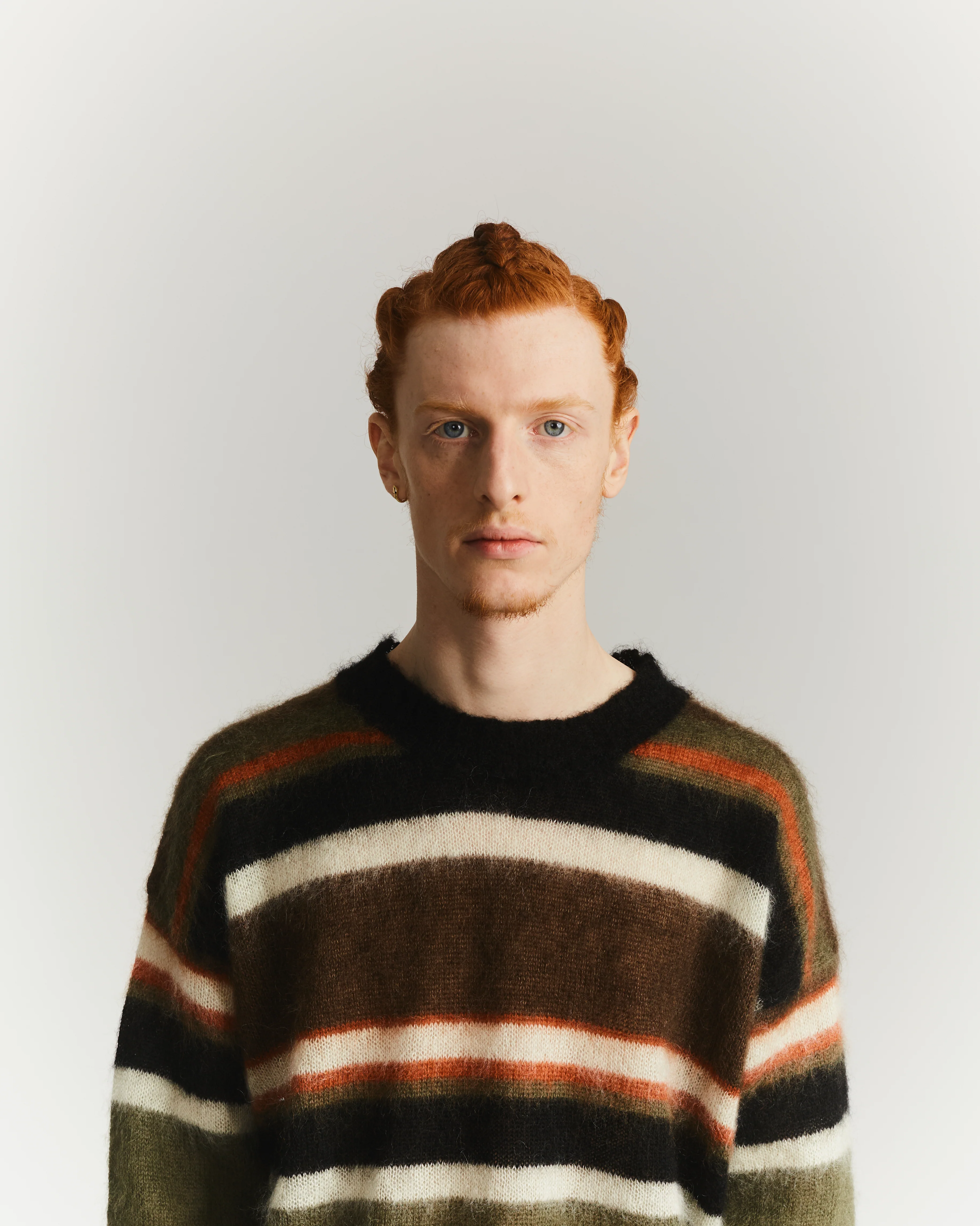 STRIPE MOHSIL JUMPER - MOSIL - KHAKI - Image 5