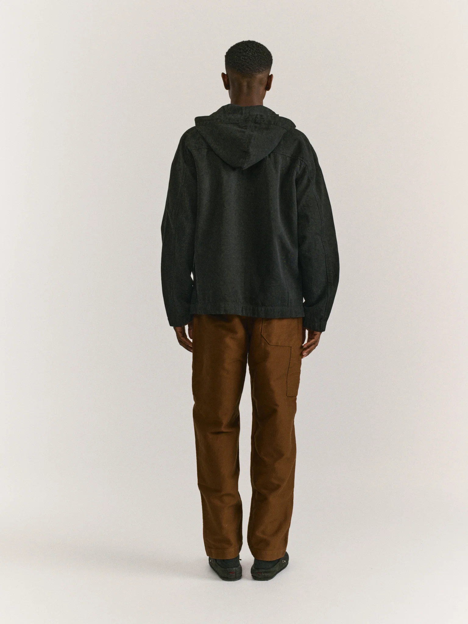 WORKER HOODIE - CLEANY - BLACK - Image 6